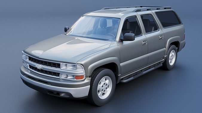 Chevrolet Suburban 2001 3D print model 3