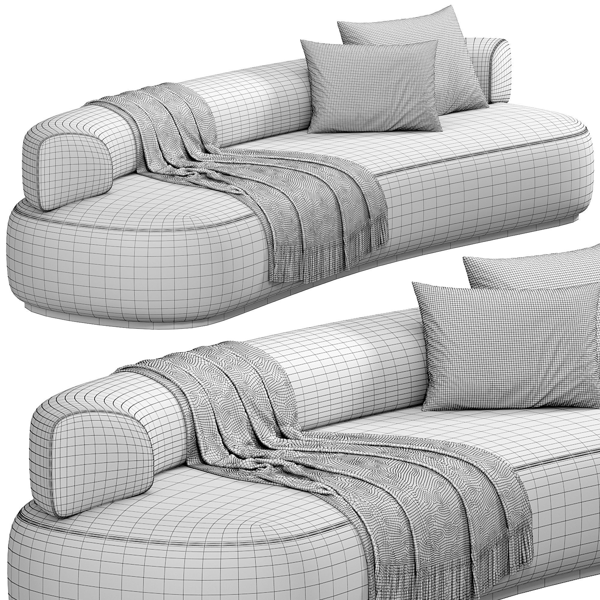 SOFA 38305 model by loftdesigne 3D model_4