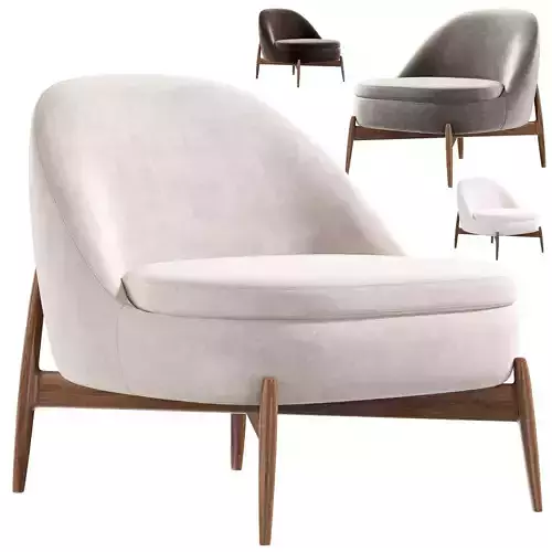 Sendai Easy Chair by Minotti