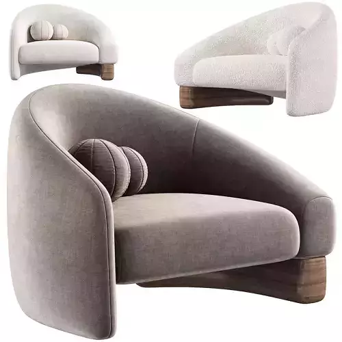 Raphael Navot Acrostic Overlay Armchair