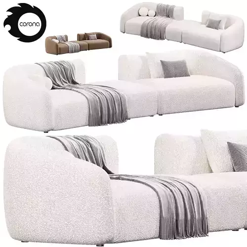 Puffy Puflu Dortlu Kanepe Sofa by caddeyildiz