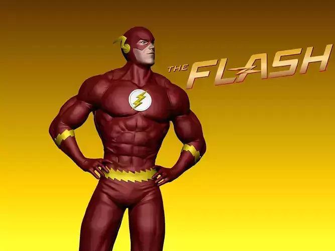 The Flash 3D print model