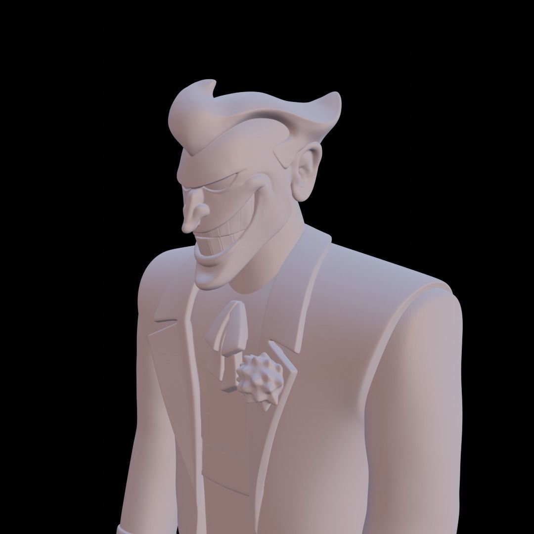 Joker from The Batman Animated Series  3D print model_9