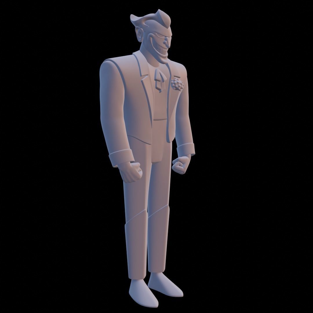 Joker from The Batman Animated Series  3D print model_4