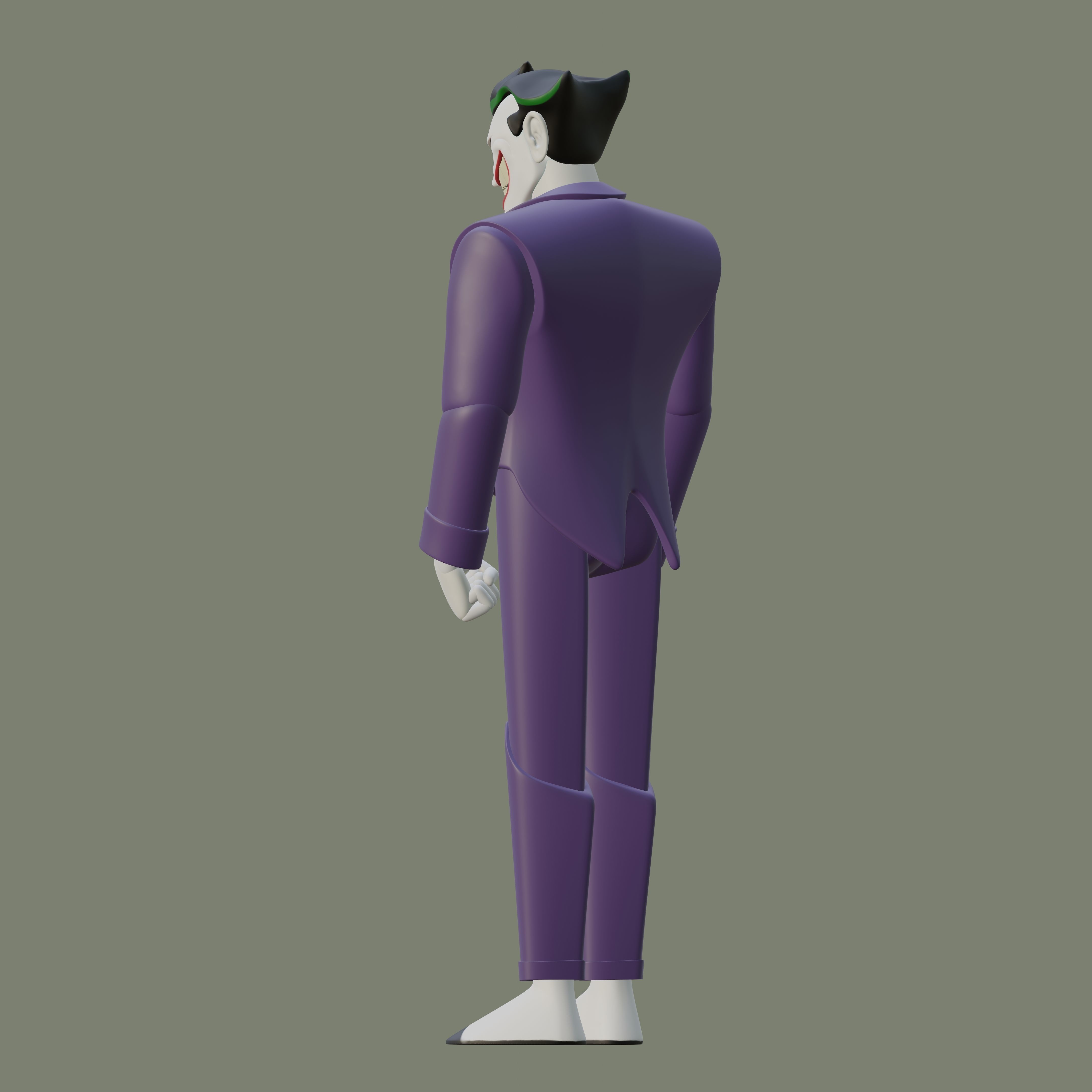 Joker from The Batman Animated Series  3D print model_6