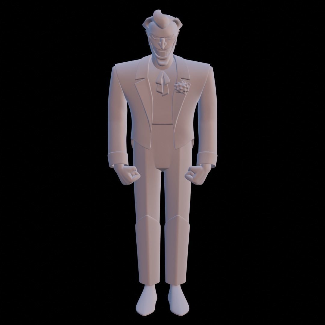 Joker from The Batman Animated Series  3D print model_3