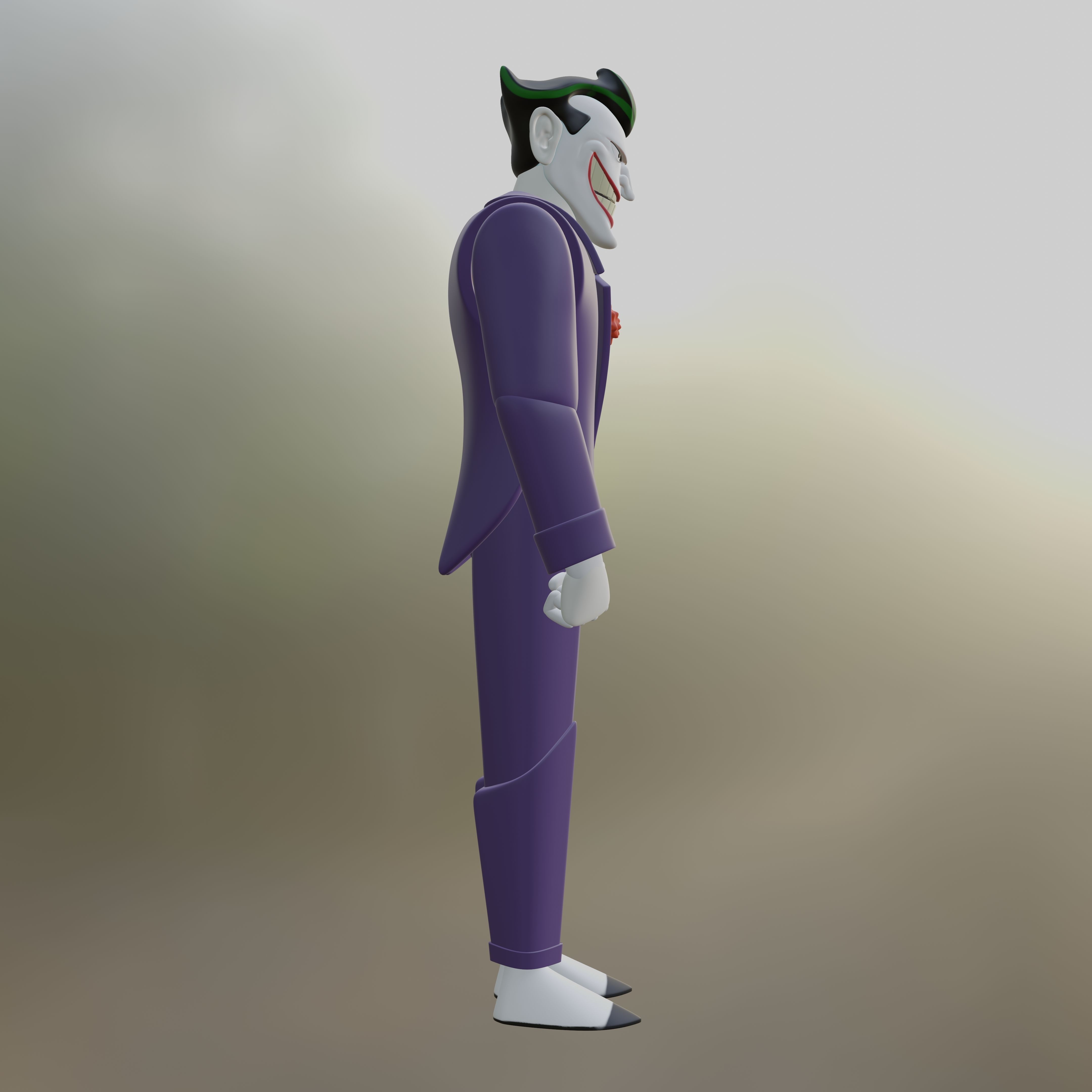 Joker from The Batman Animated Series  3D print model_10