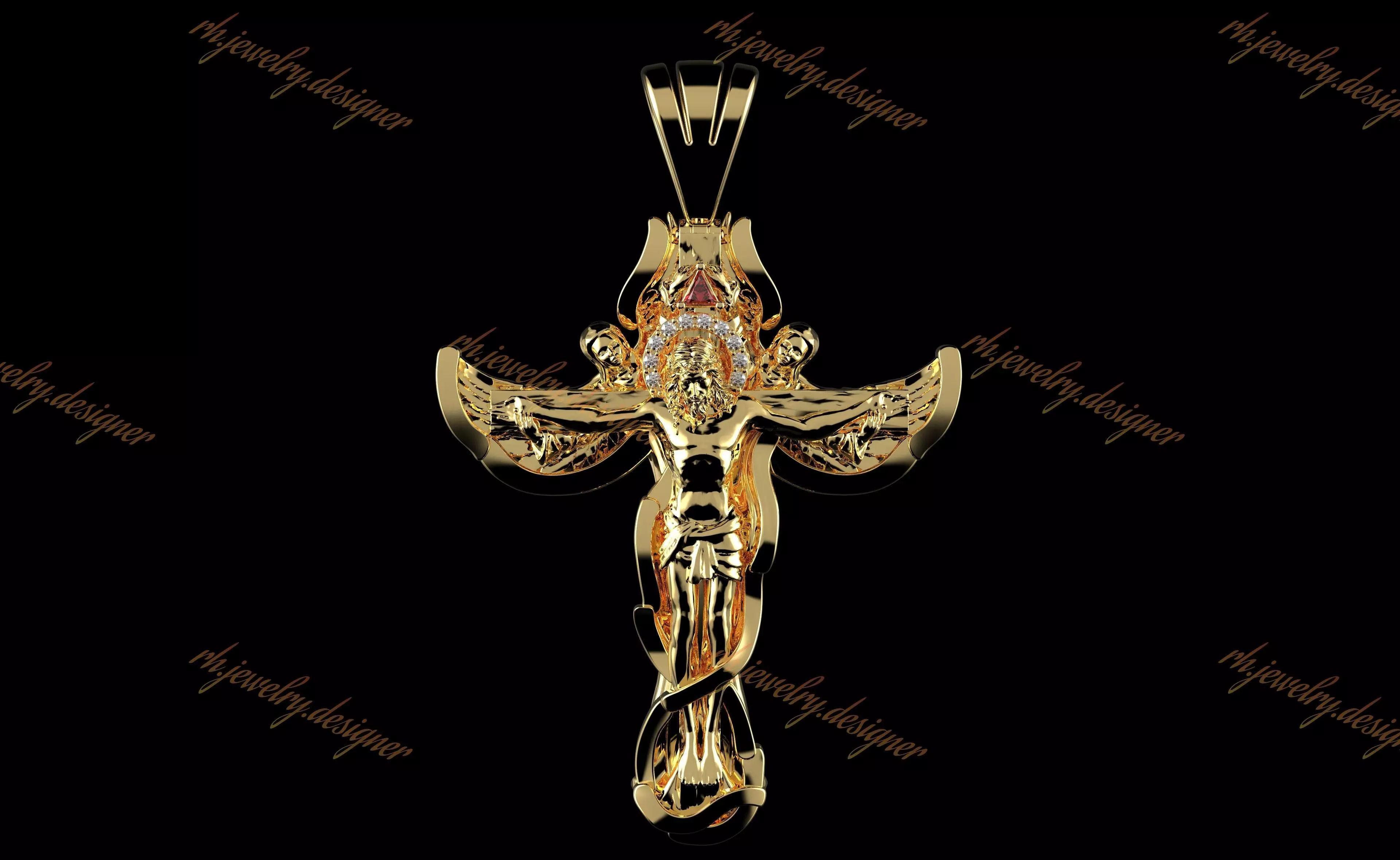 Gold N1034 3D print model_0