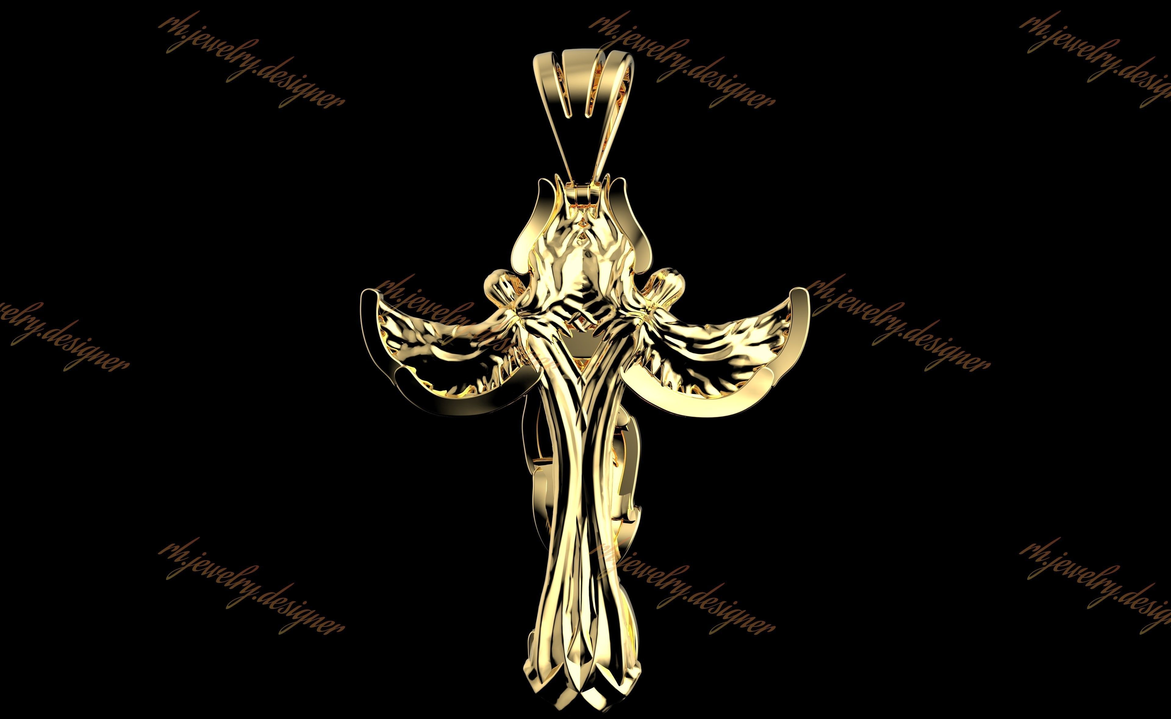 Gold N1034 3D print model_4