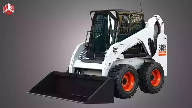 S185 Skid Steer Loader - Bucket 3D model