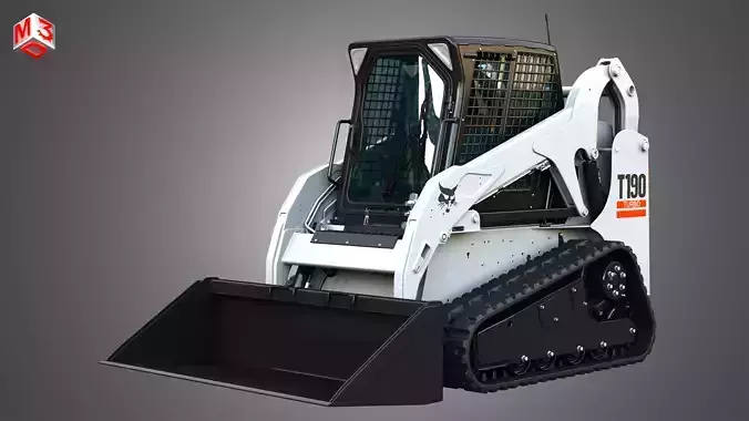 T190 Compact Track Loader - Bucket 3D model