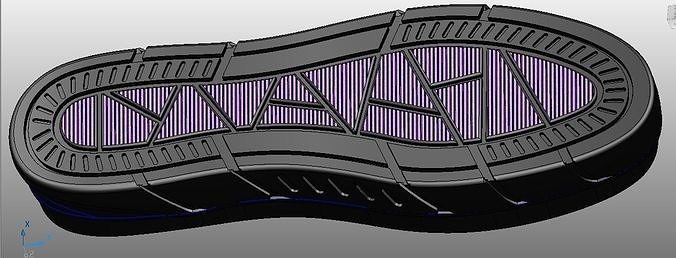 3D design of shoes 3D print model