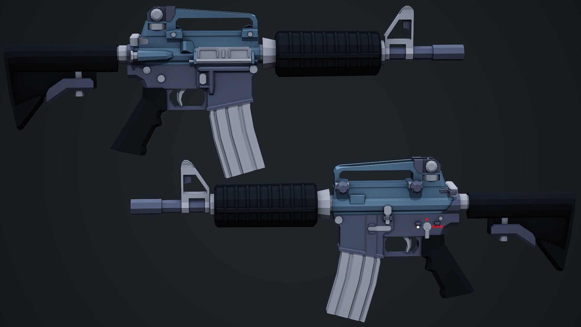 Tiny Stylized Weapon Pack vol 01 - Low Poly Game Ready 3D Model Collection_24