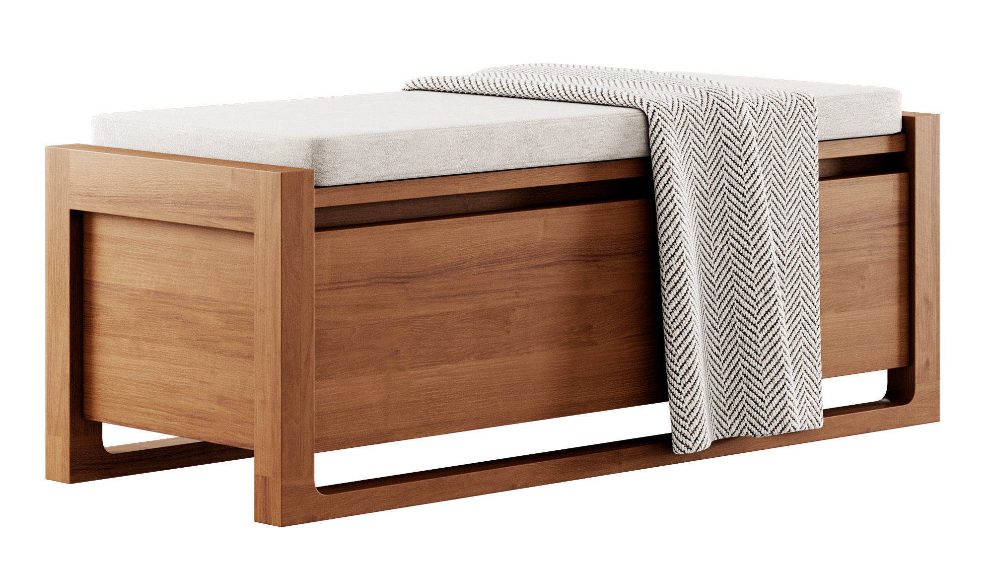 Matera Storage Bench Cushion by Design Within Reach 3D model_7