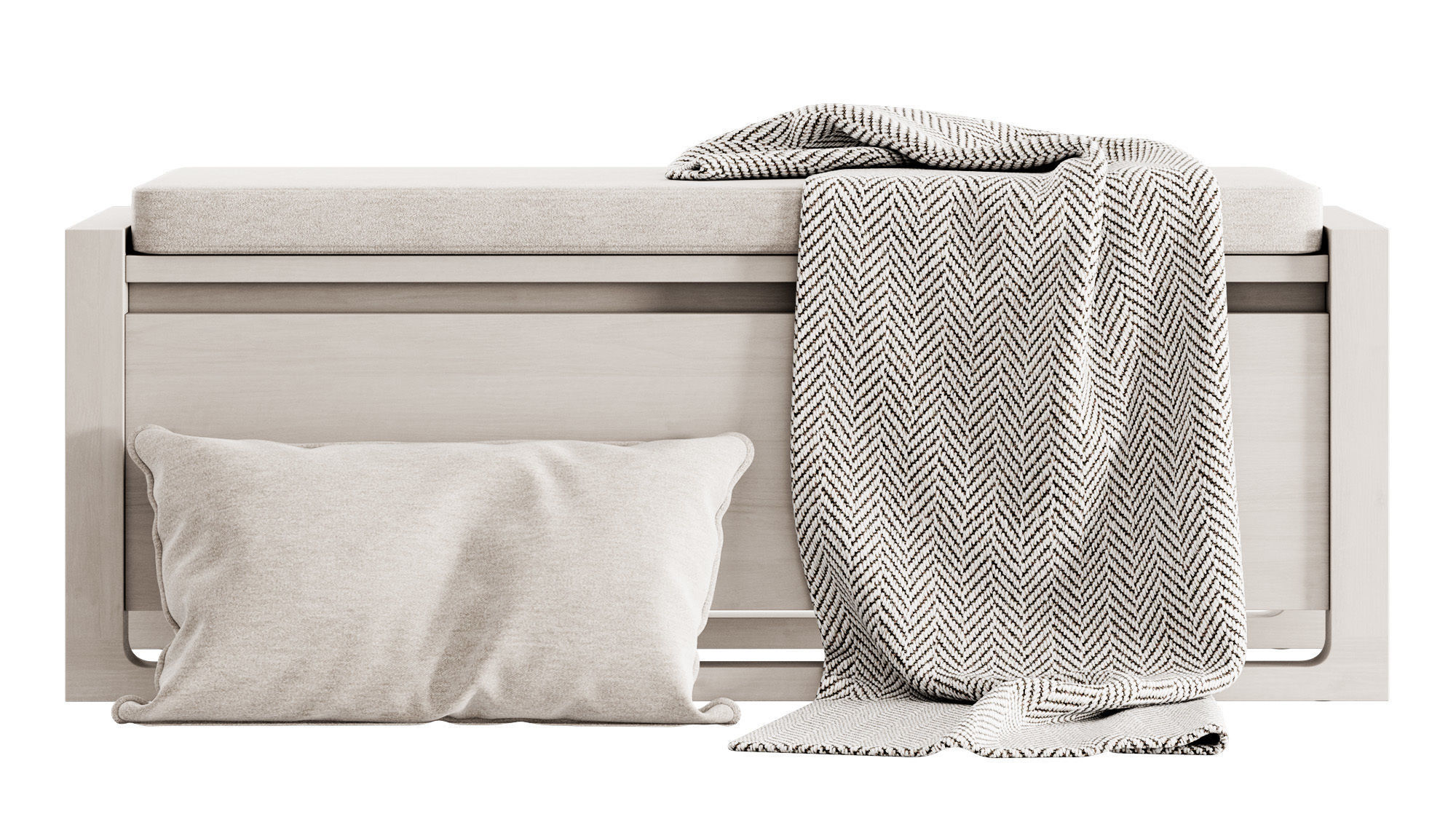 Matera Storage Bench Cushion by Design Within Reach 3D model_15