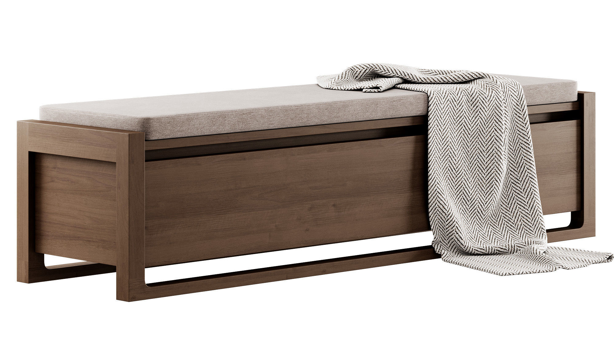 Matera Storage Bench Cushion by Design Within Reach 3D model_10