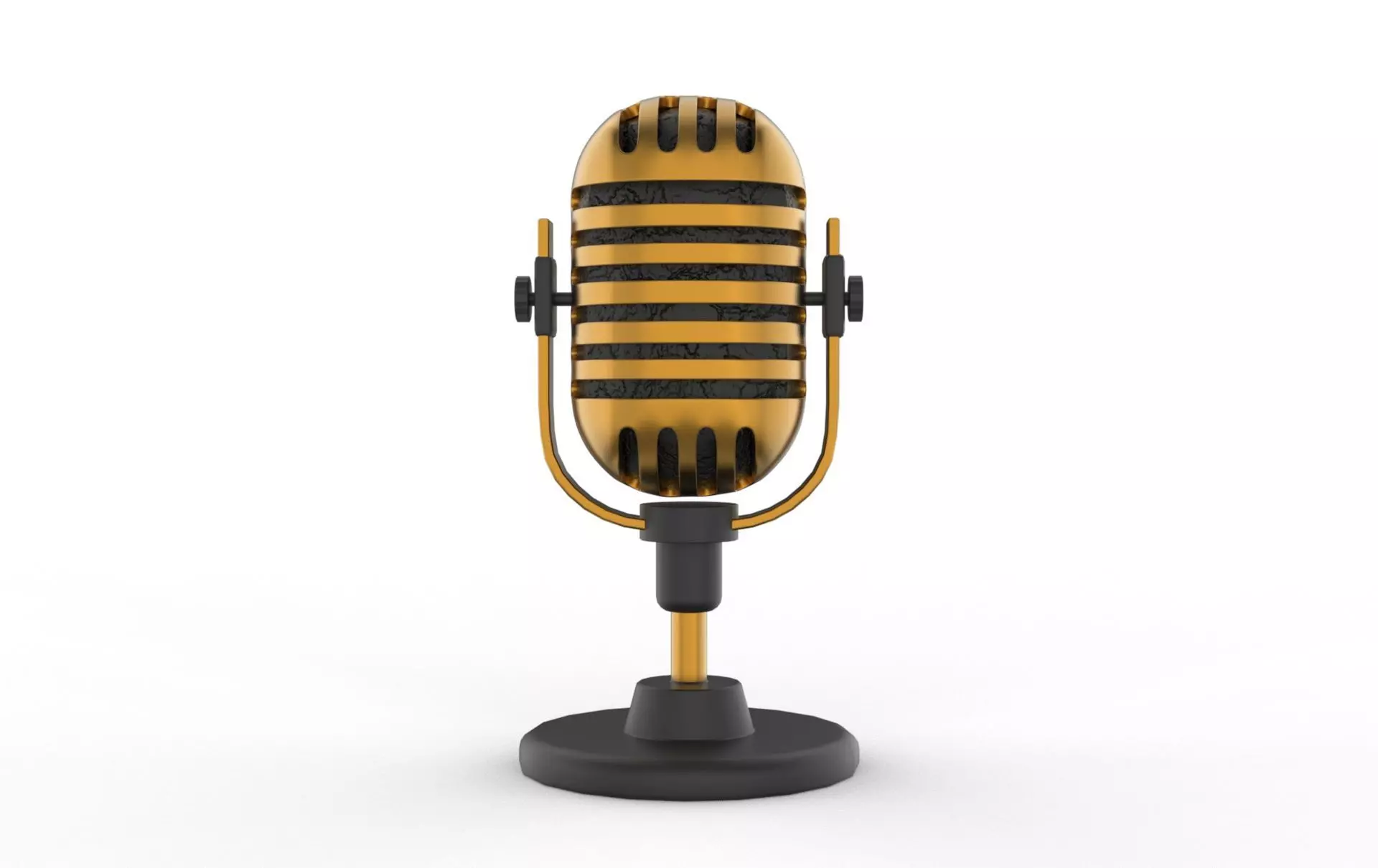 microphone Low-poly 3D model