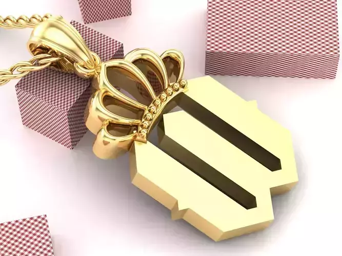 W Pendant Jewelry version 7