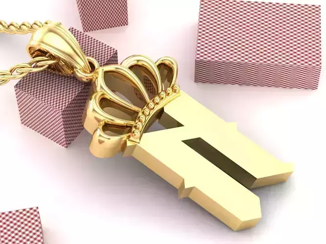 N Pendant Jewelry version 7