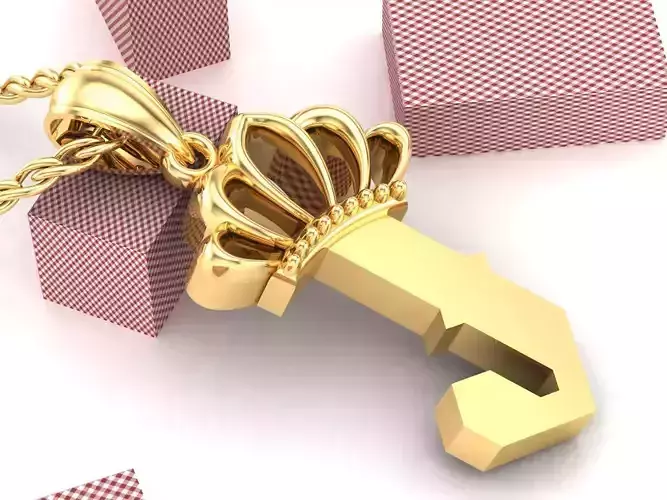 J Pendant Jewelry version 7