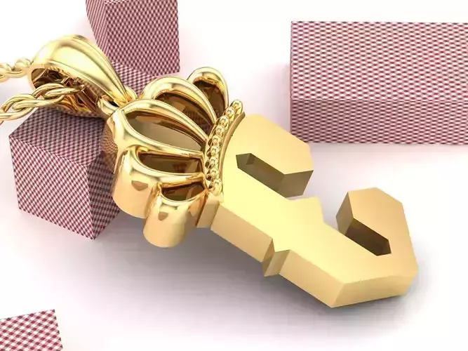 E Pendant Jewelry version 7