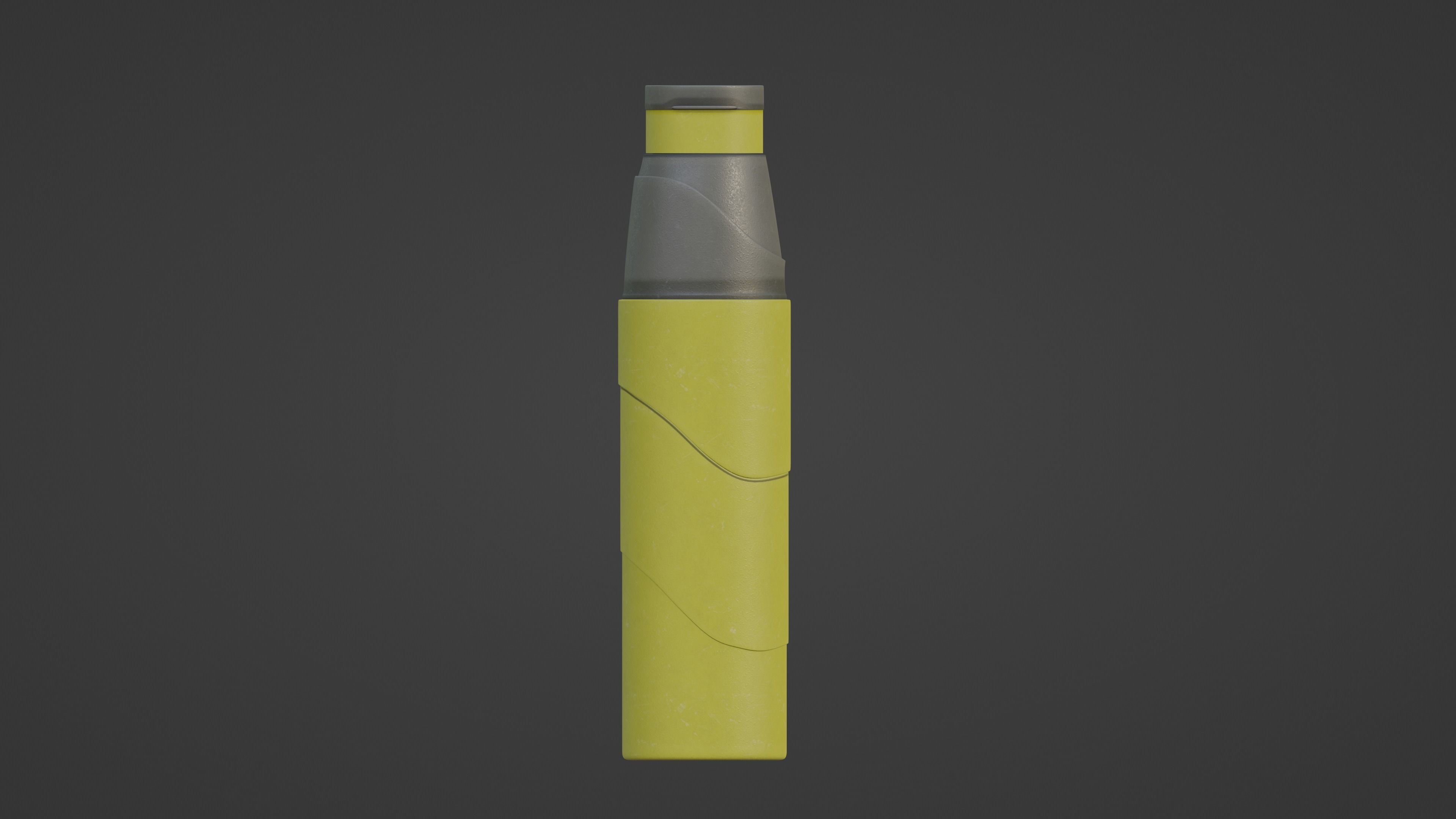 Plastic Water Bottle 3D model_10