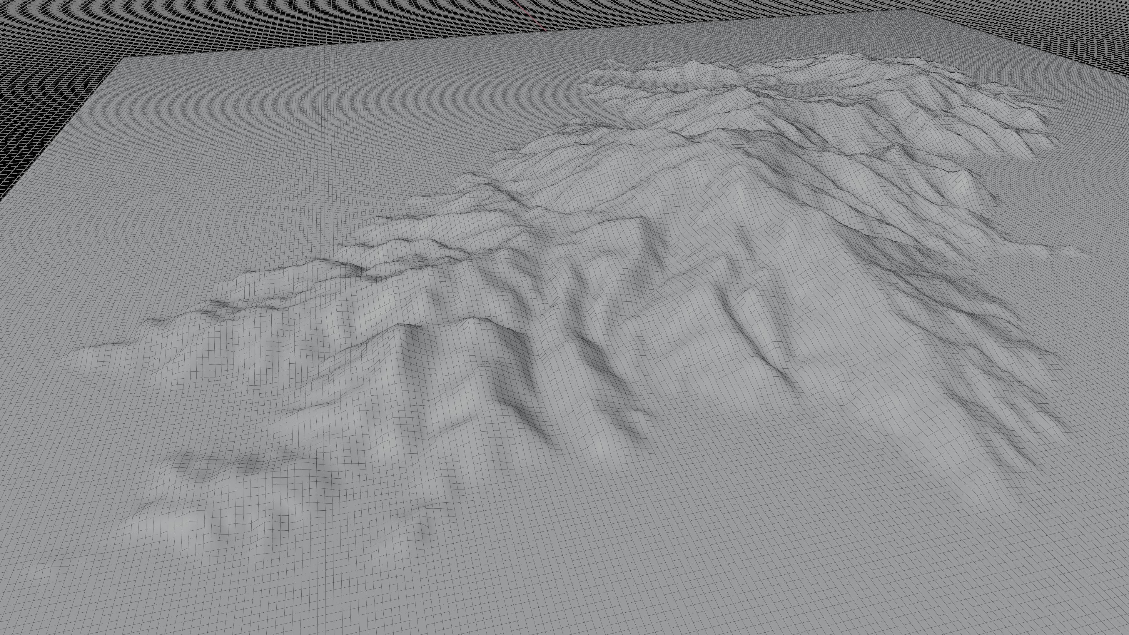 Ios island 3d model terrain 3D model_10