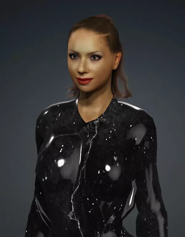 Alisha for Unreal Unity and Blender Low-poly 3D model_0