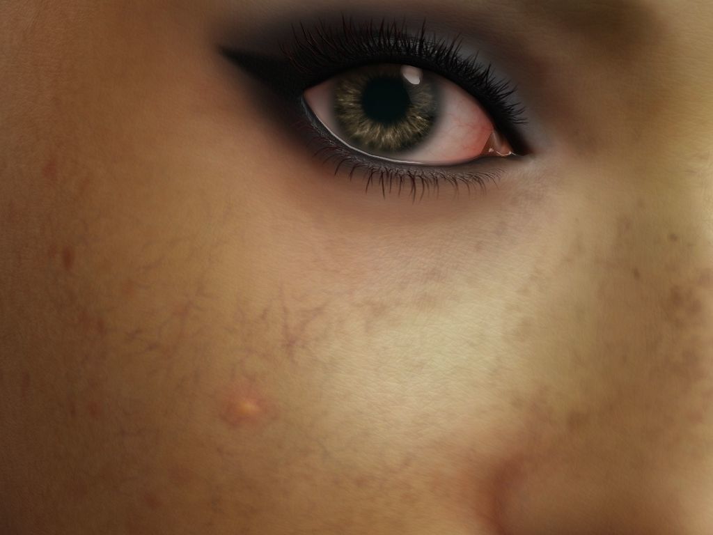 Alisha for Unreal Unity and Blender Low-poly 3D model_6