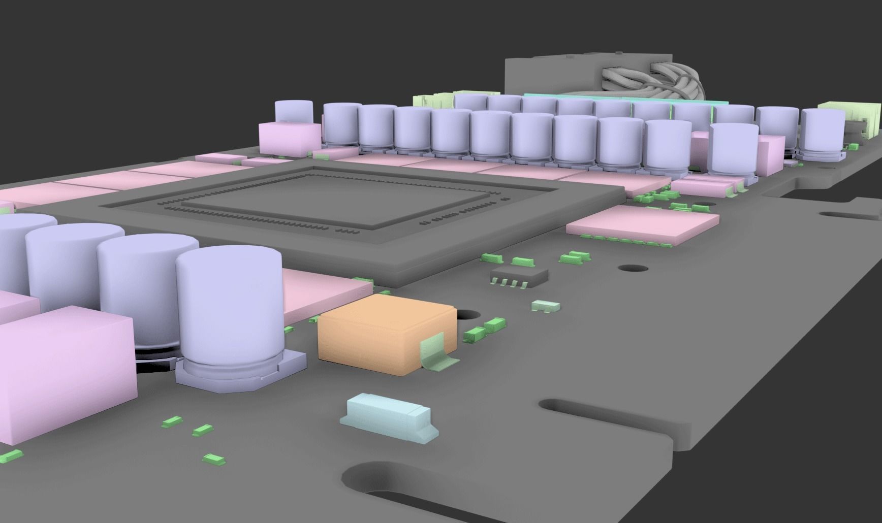Gigabyte rtx 3090 vision 3D model_13