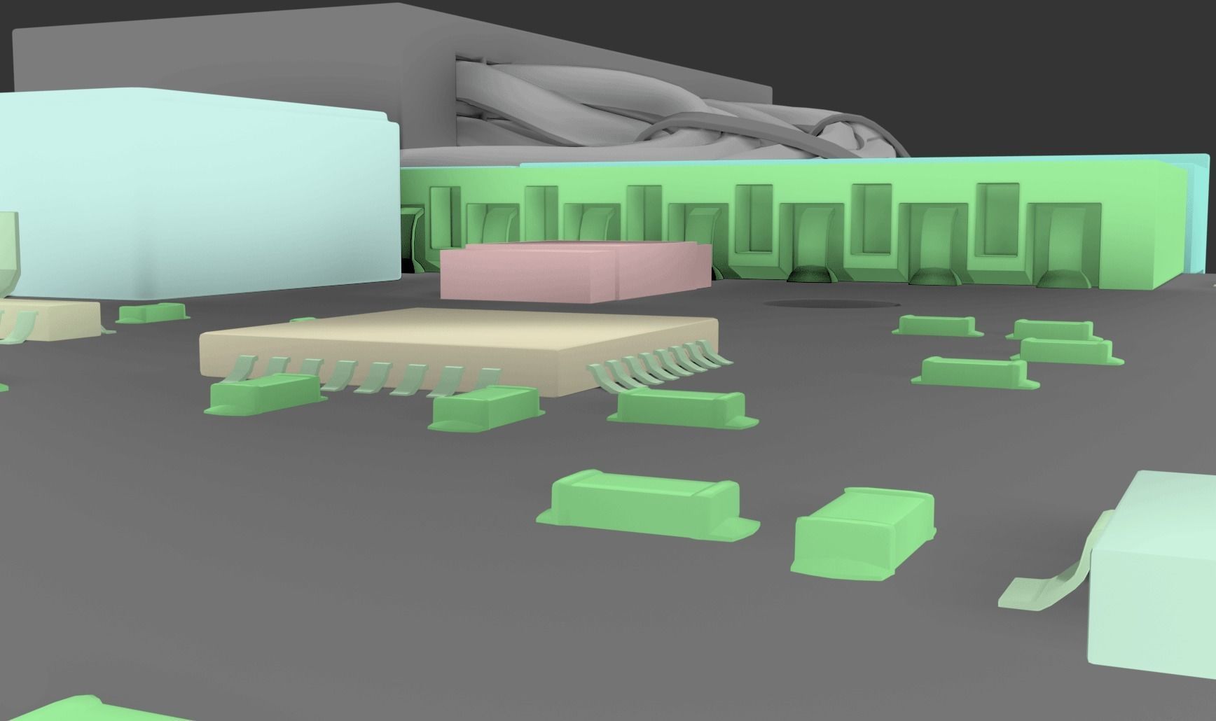 Gigabyte rtx 3090 vision 3D model_11