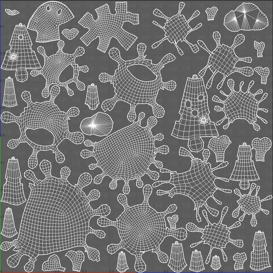 Trees Cartoon V38 Low-poly 3D model_45