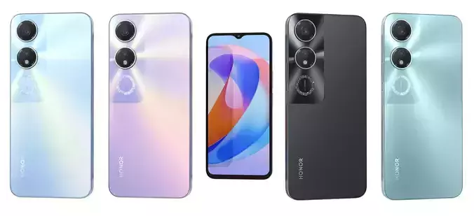Honor Play 40 All Colors Low-poly 3D model