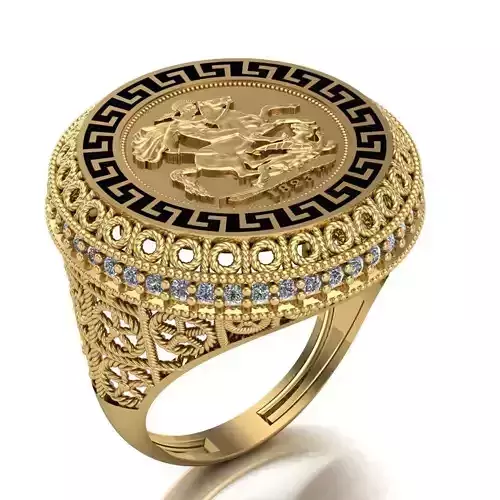 Lira Ring 017 3D print model