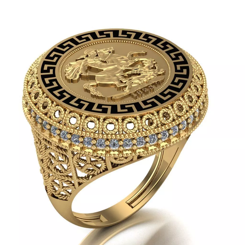 Lira Ring 017 3D print model