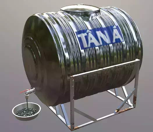 Round water tank