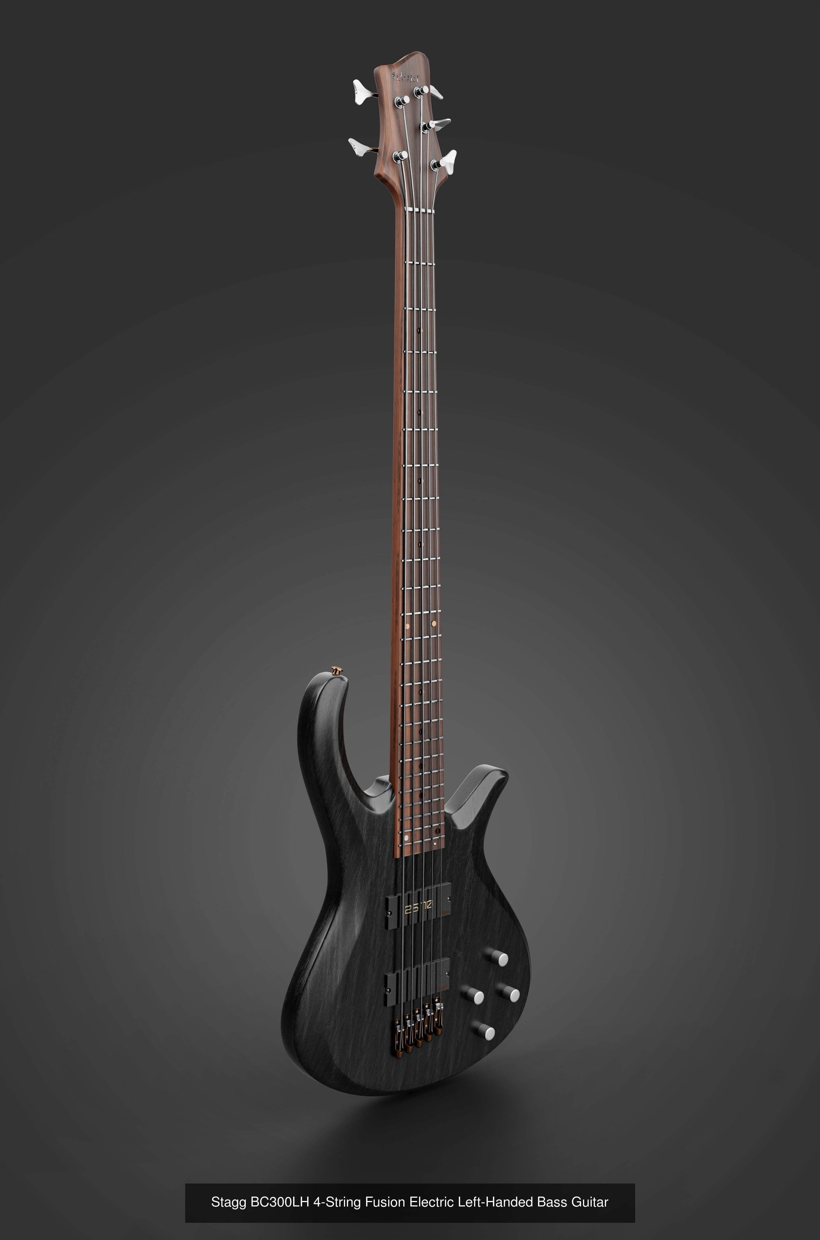 4 electric guitars 3D Model Collection_5