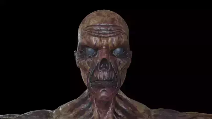 ZOMB01 Rigged Zombie 3D model