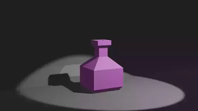 potion bottle Lowpoly