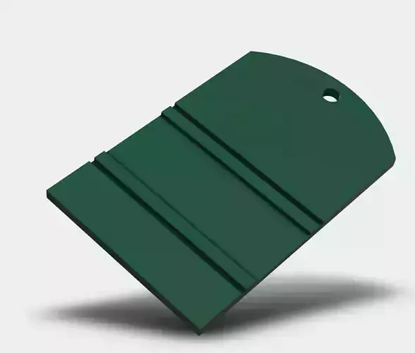 Men Name Tag Pendant 