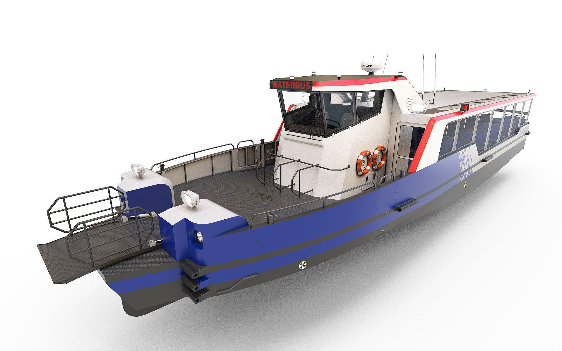Passenger ferry 3D Model Collection_38