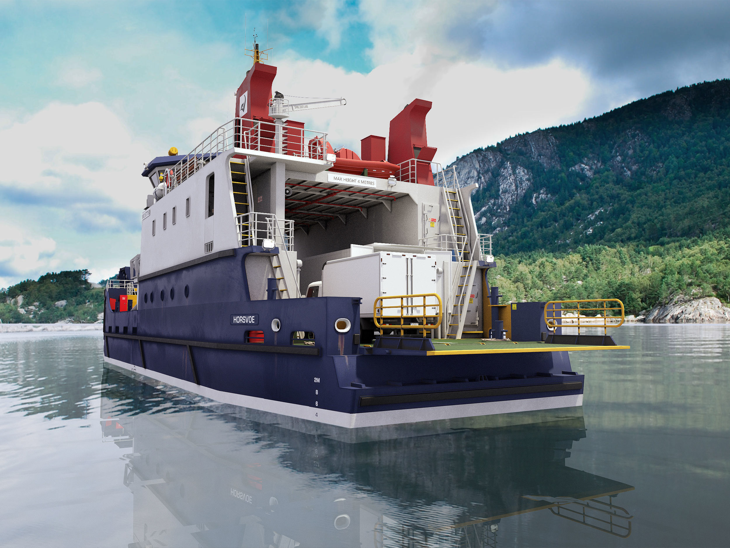 Passenger ferry 3D Model Collection_7