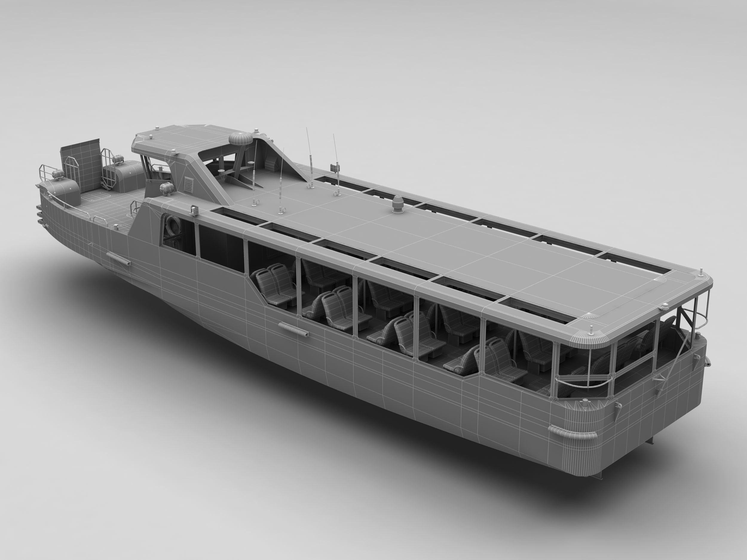 Passenger ferry 3D Model Collection_43
