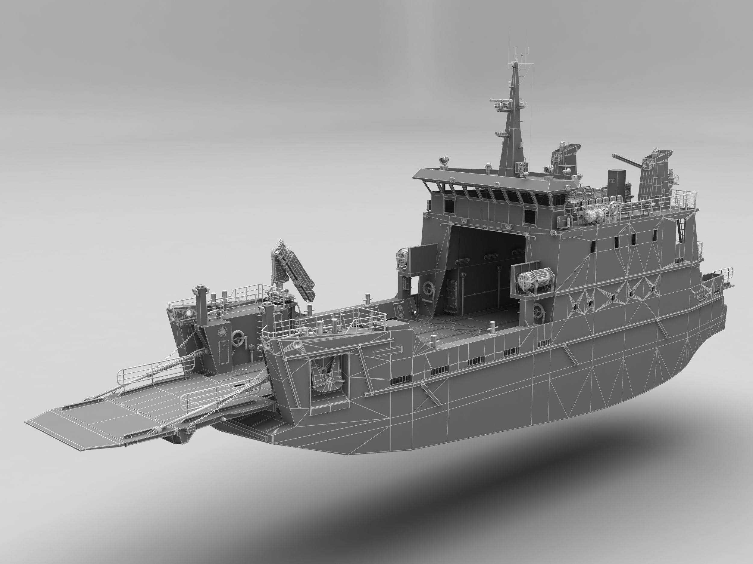 Passenger ferry 3D Model Collection_12