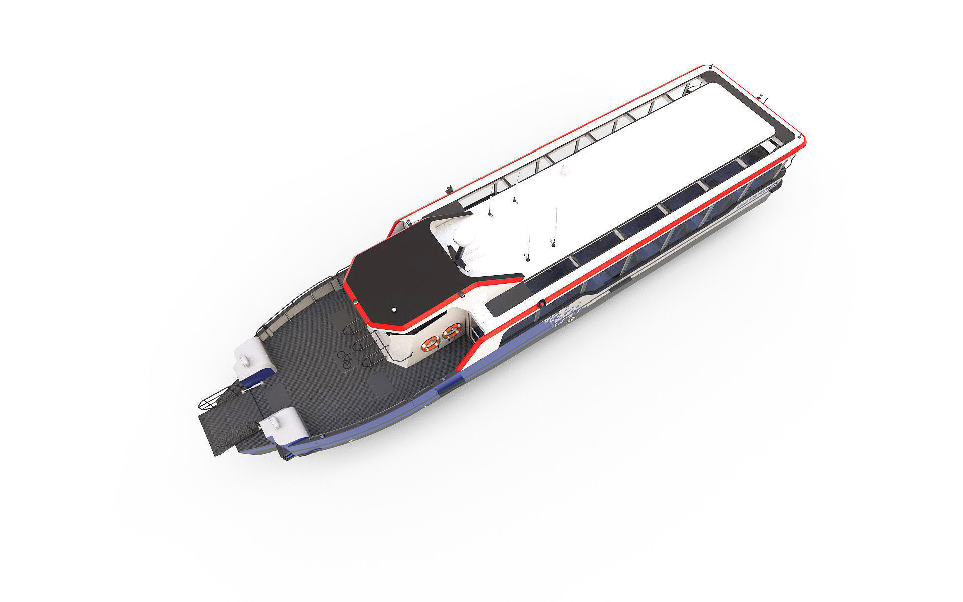 Passenger ferry 3D Model Collection_40