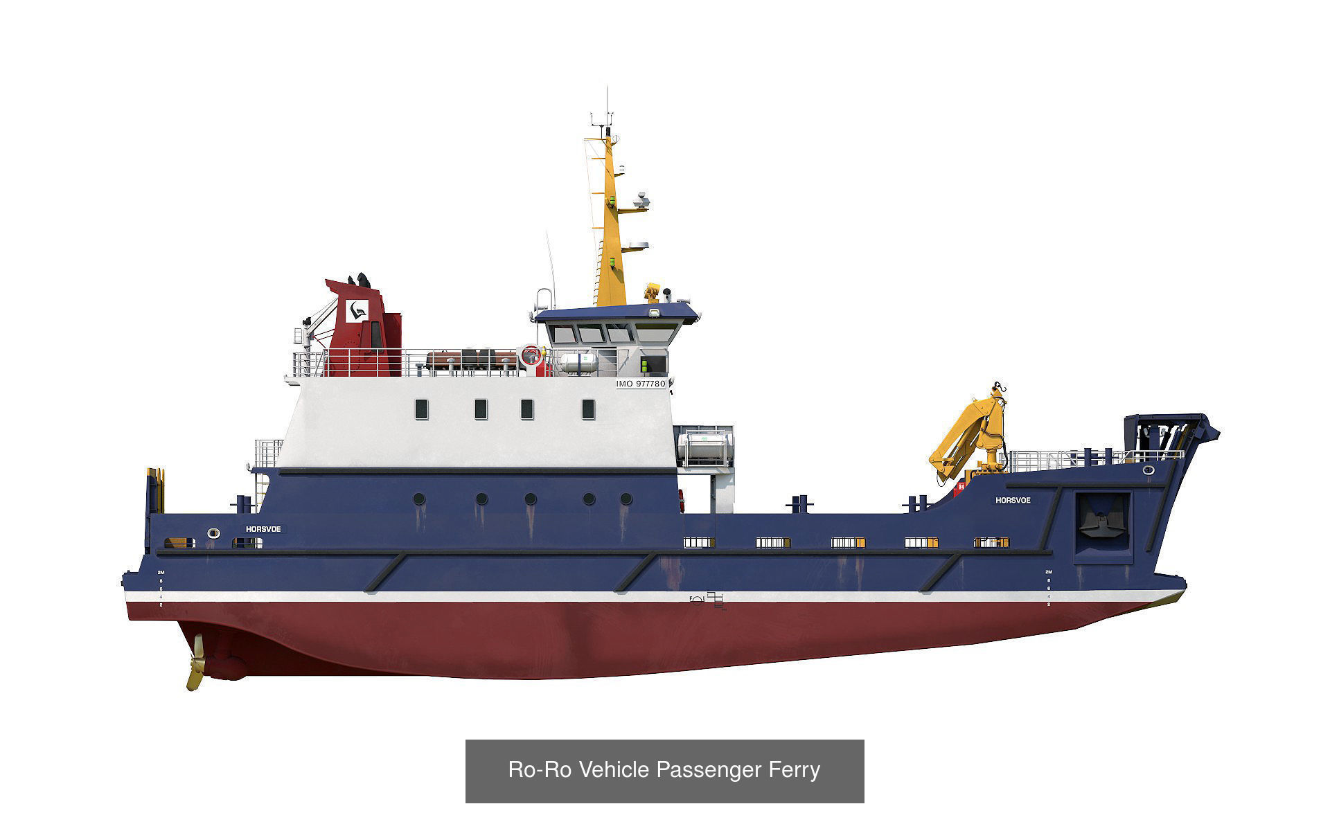 Passenger ferry 3D Model Collection_5