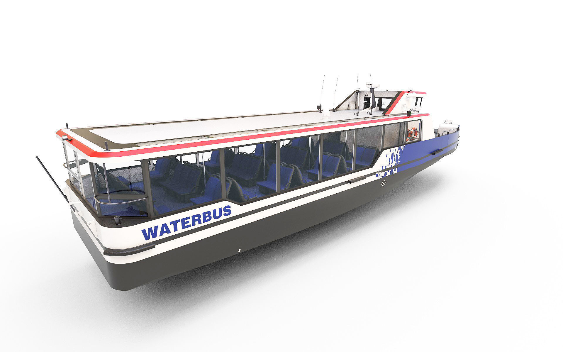 Passenger ferry 3D Model Collection_41