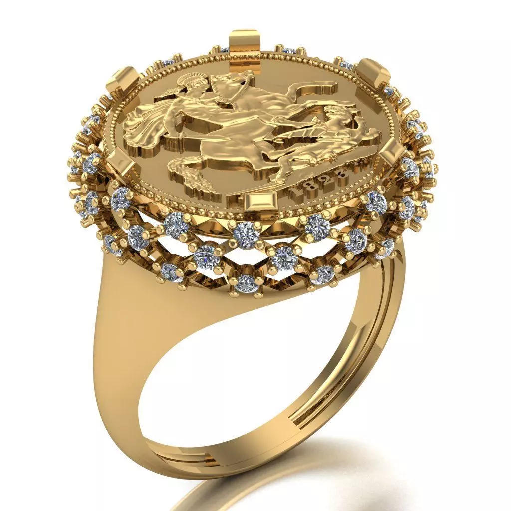 Lira Ring 018 3D print model