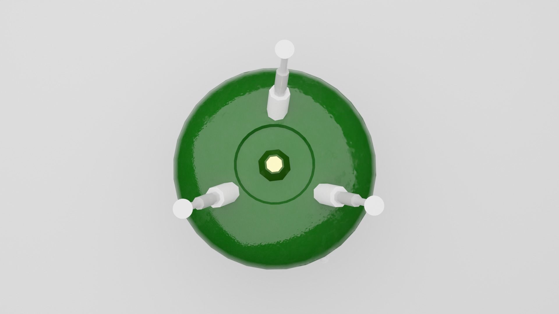 Cartoon UFO Collection Low-poly 3D model_24