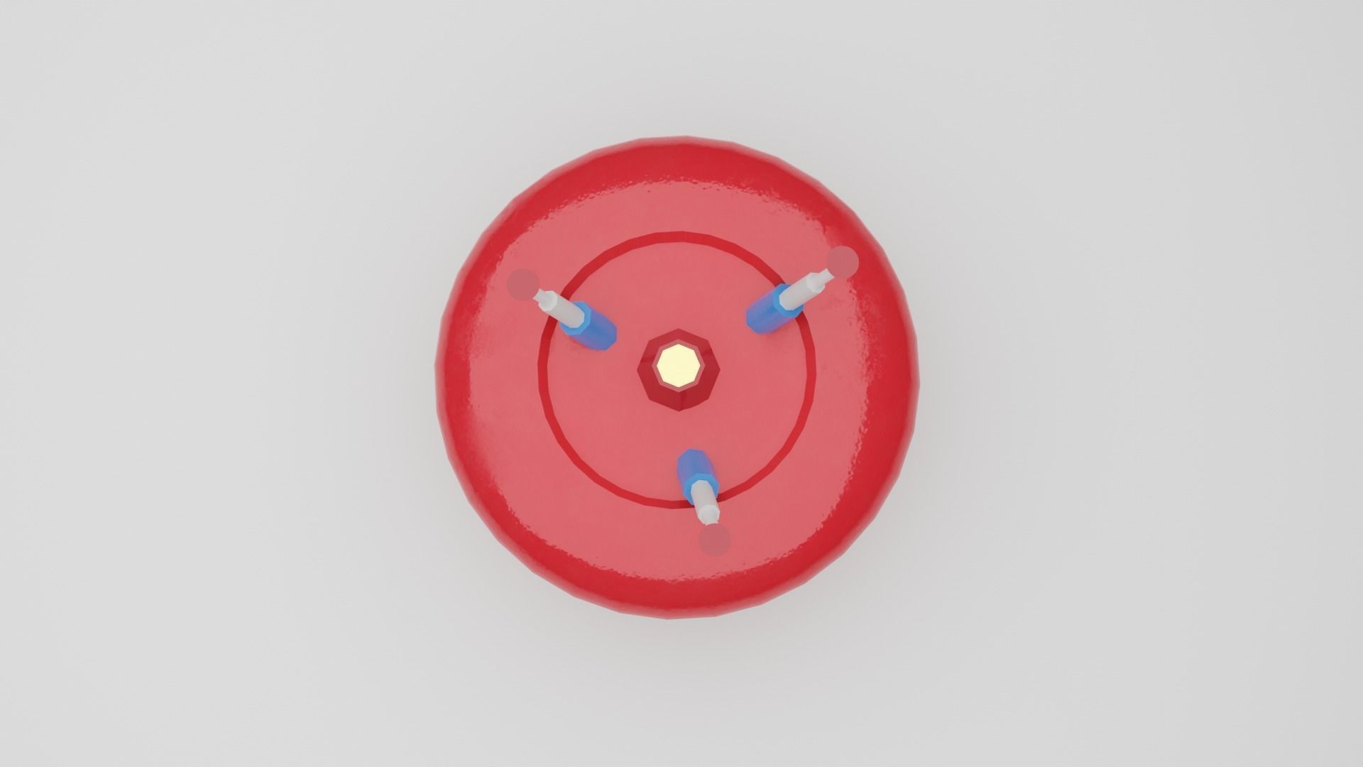 Cartoon UFO Collection Low-poly 3D model_18